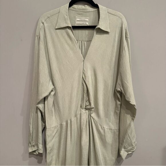 Anthropologie Cream Midi Dress - Picture 5 of 12